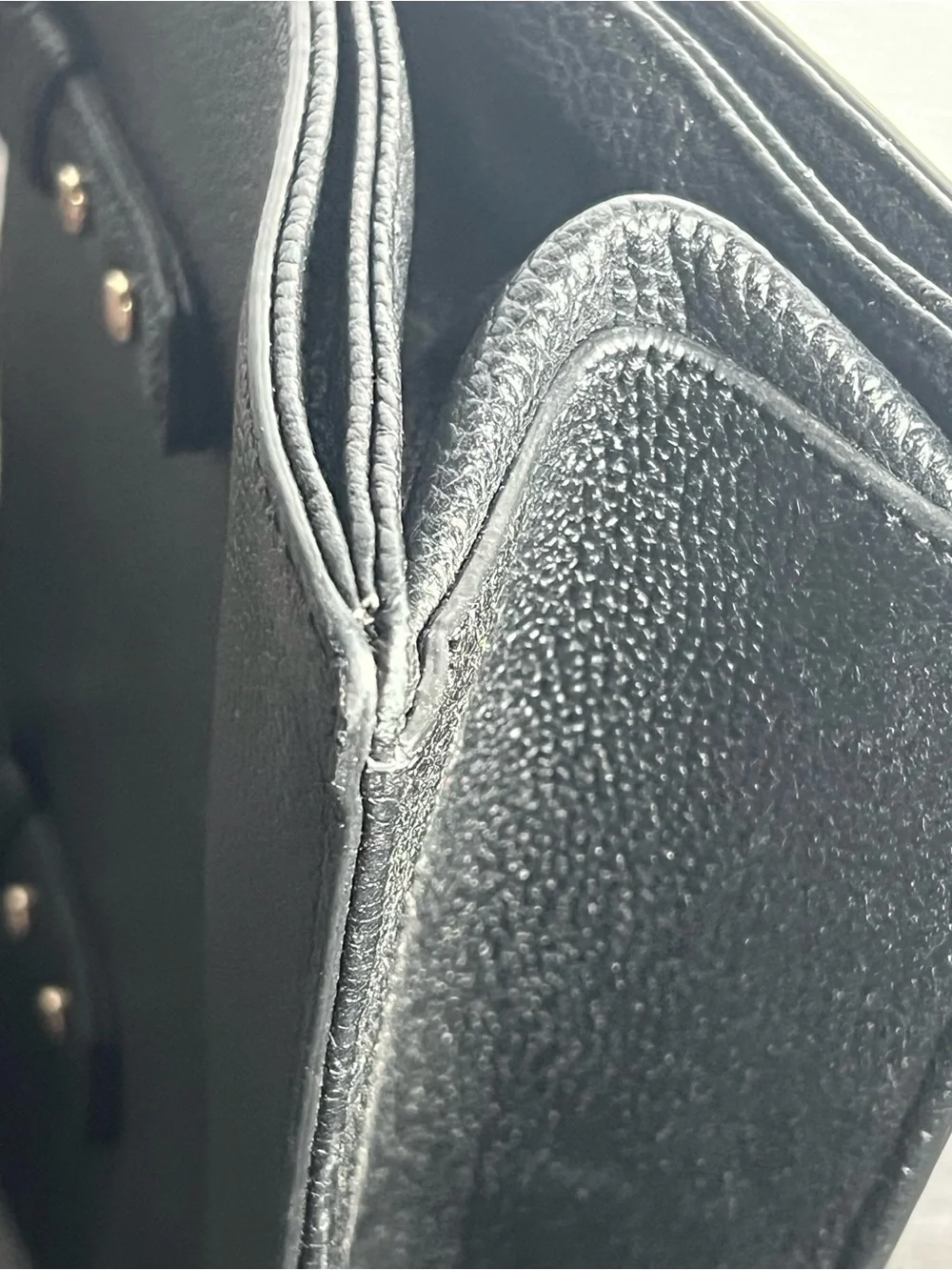 kate spade black pebbled leather crossbody satchel